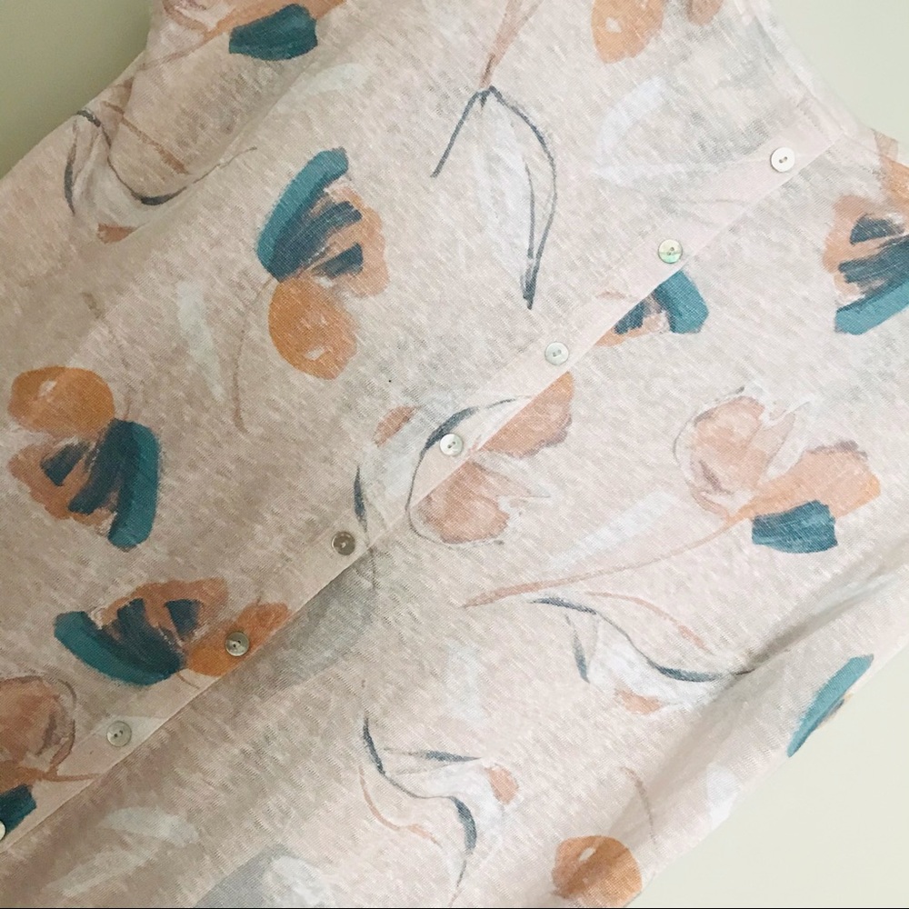 RACHEL ZOE | Med | LINEN | Buttons down Back! - Picture 9 of 13